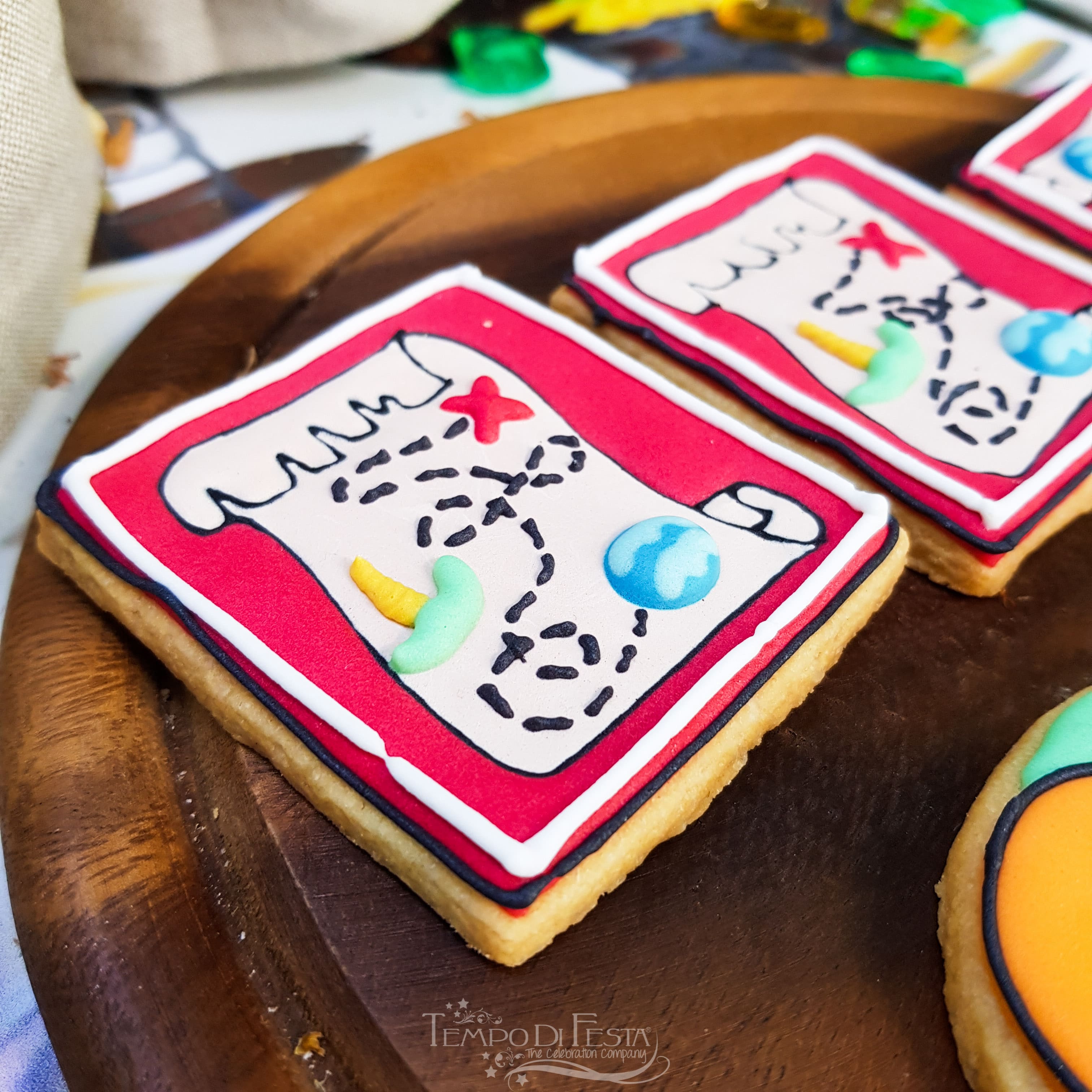biscotti mappa tesoro