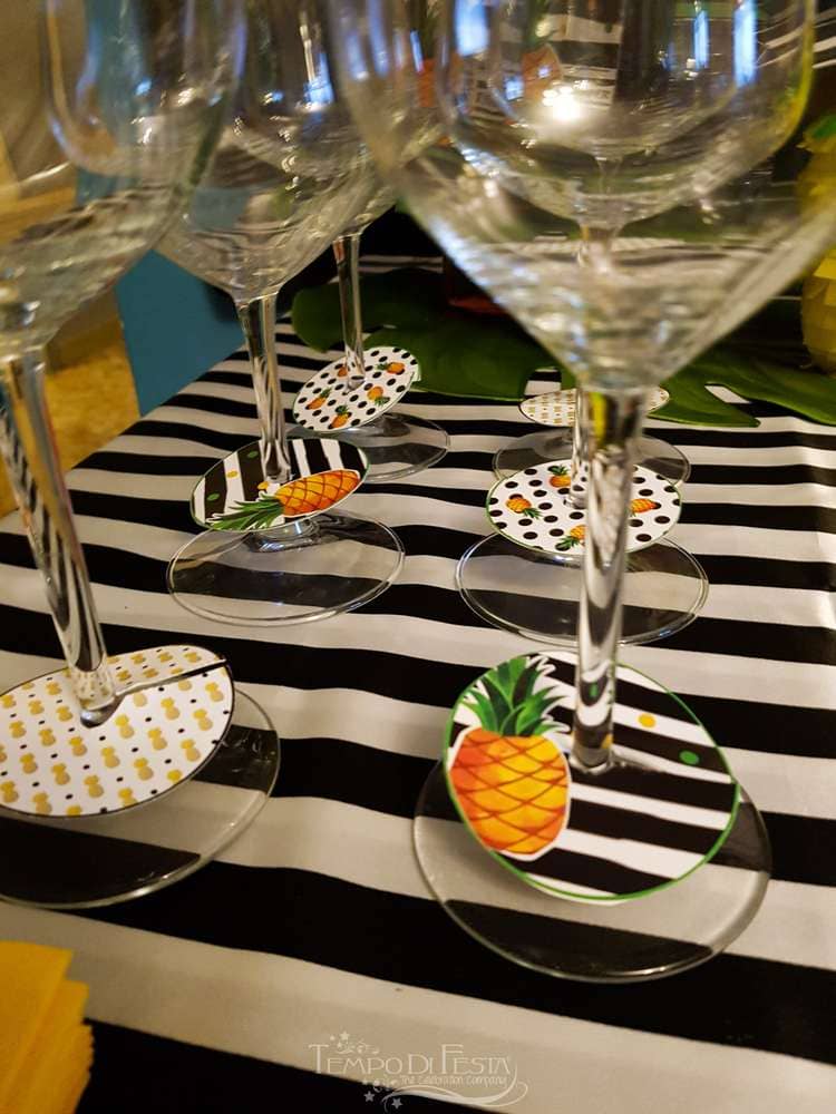 sottobicchieri ananas