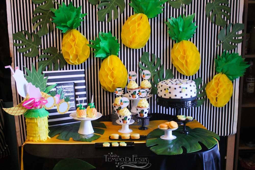 sweet table ananas