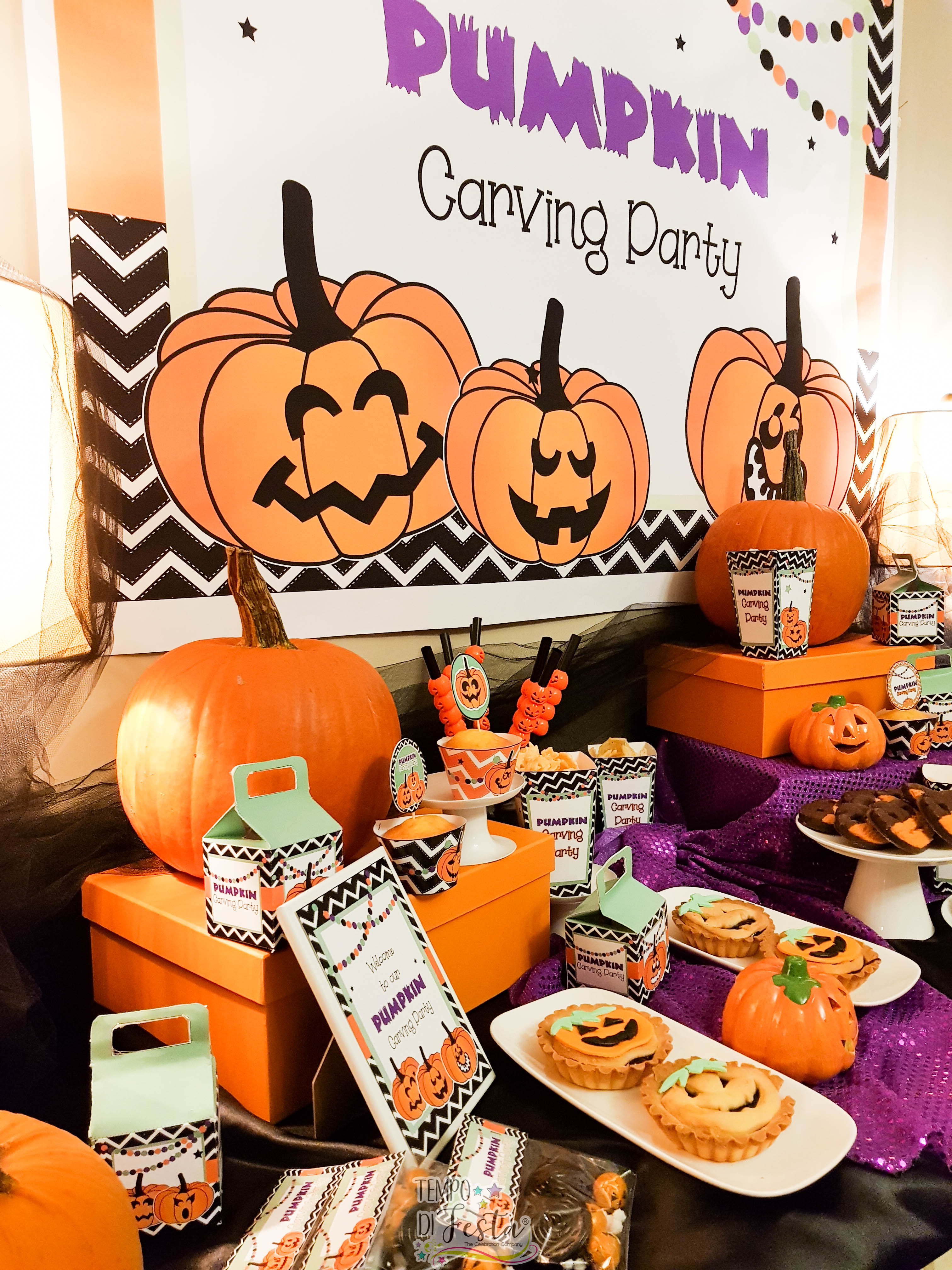 carving pumpkin halloween party (29)