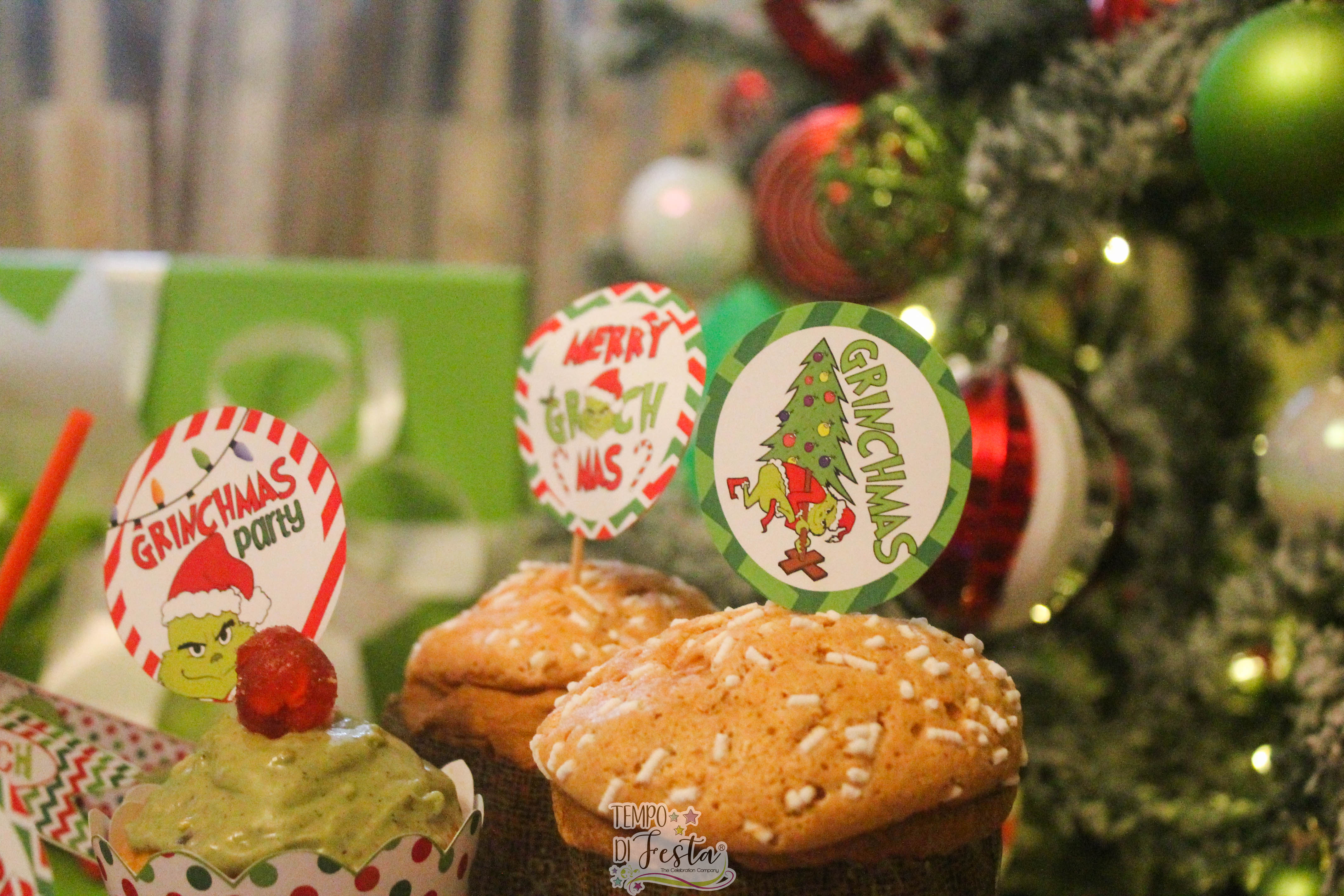 grinch party ideas allestimento (14)