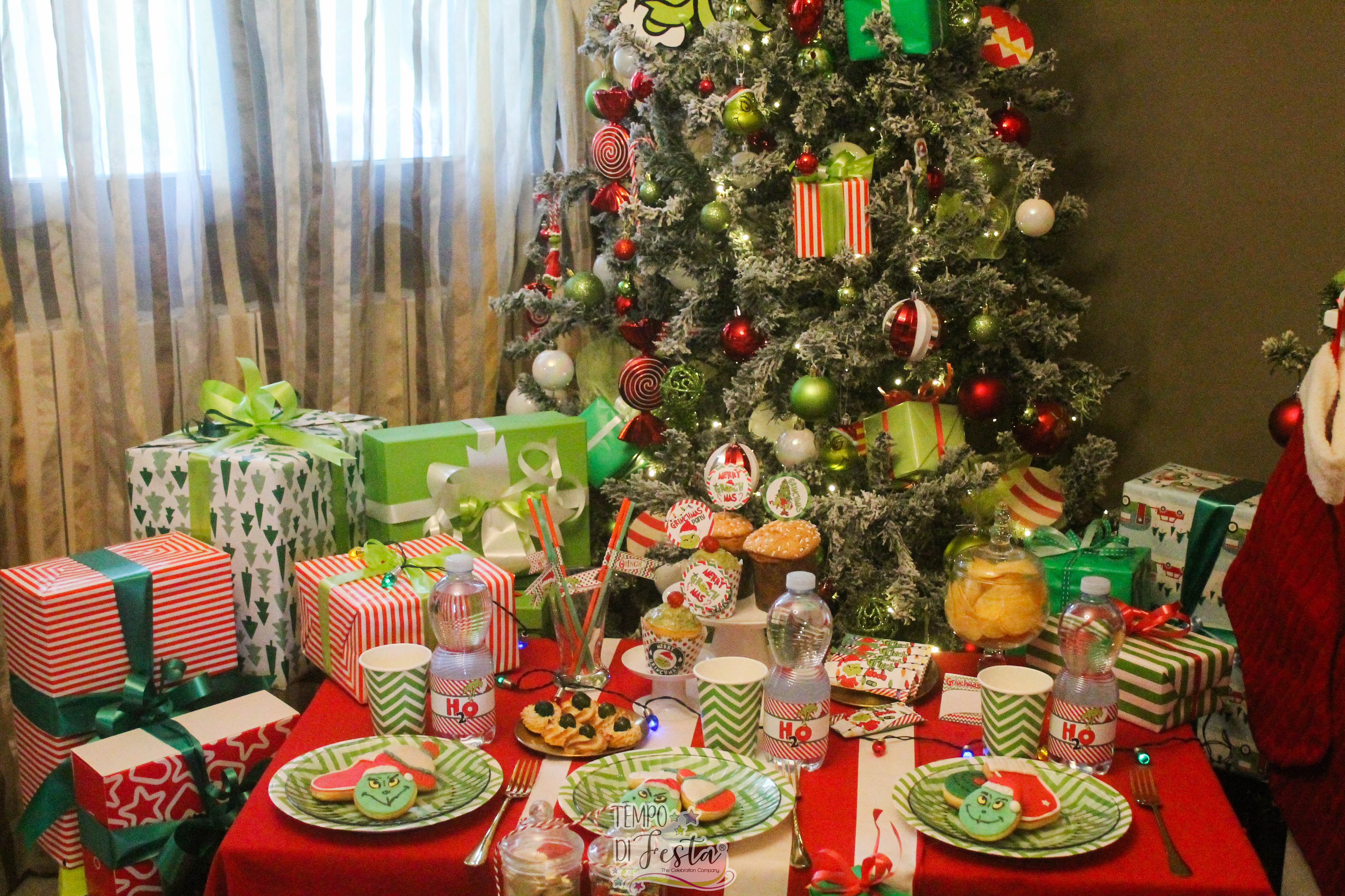 grinch party ideas allestimento (15)