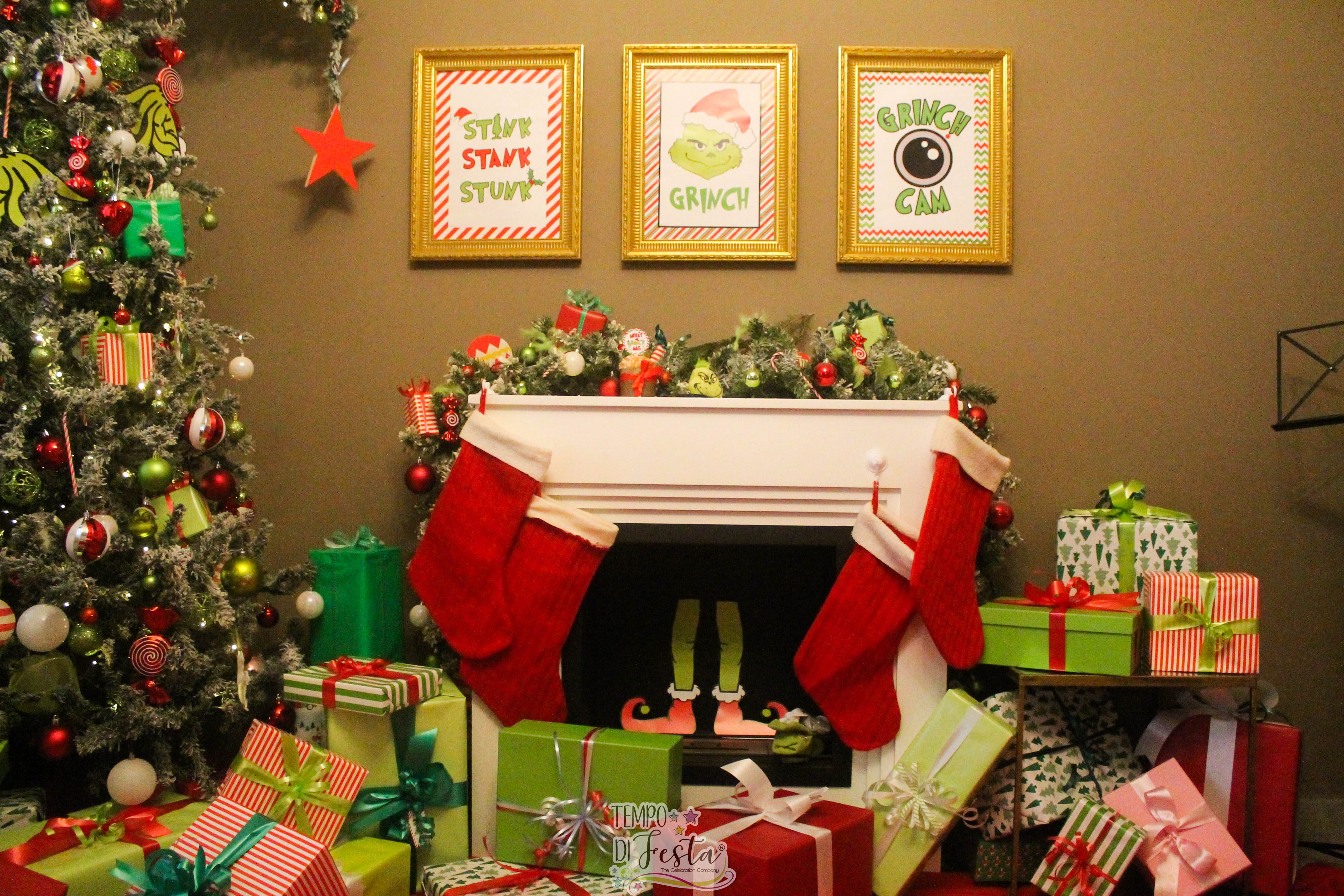 grinch party ideas allestimento (7)