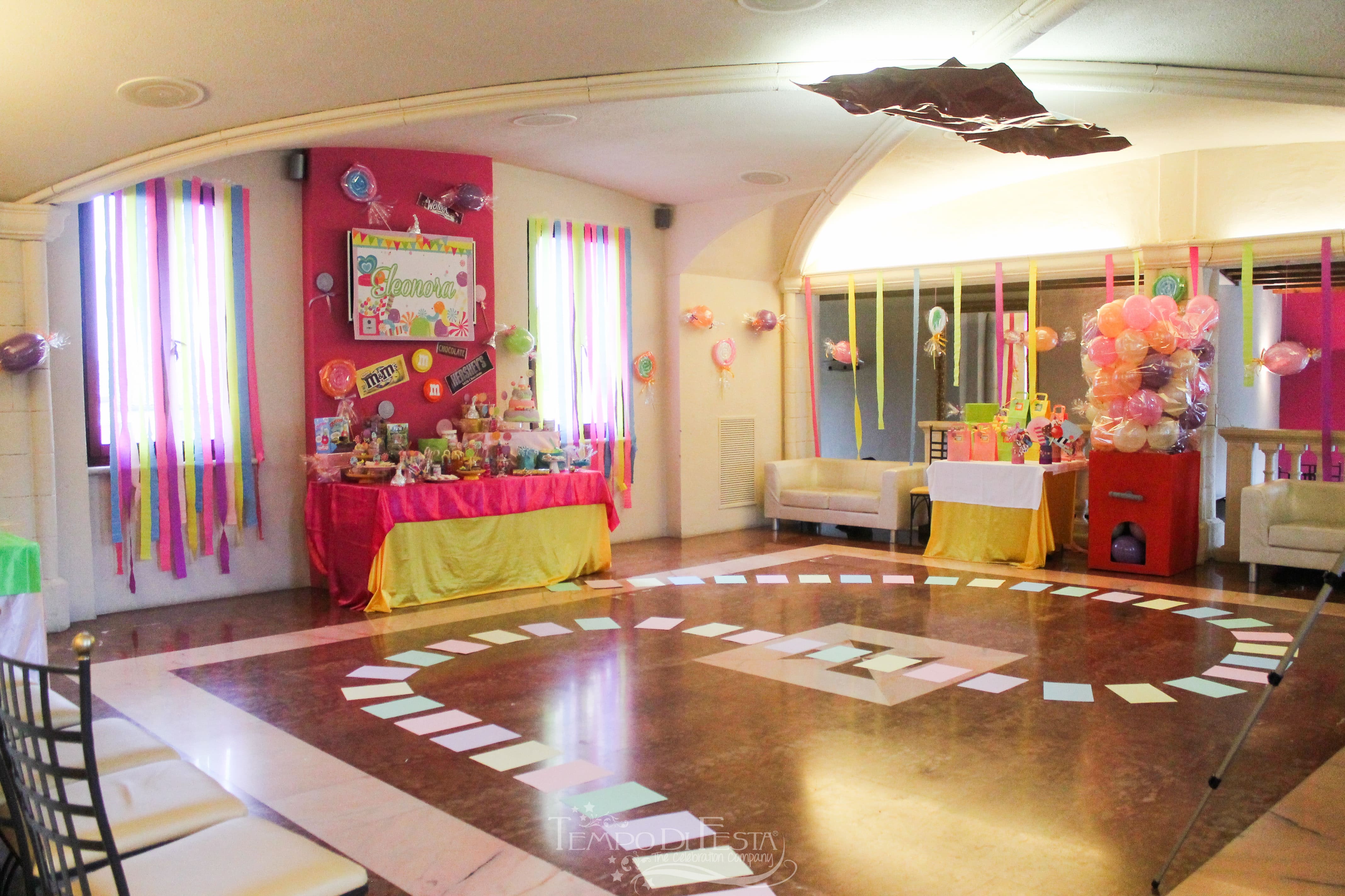 allestimento candyland