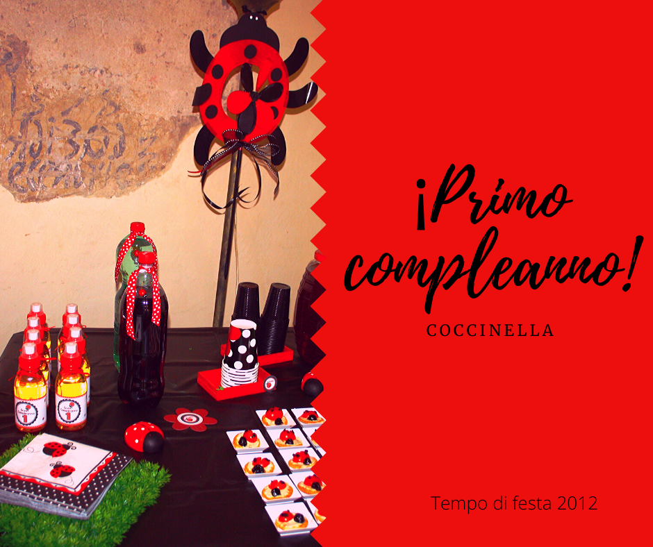 PRIMO COMPLEANNO COCCINELLA