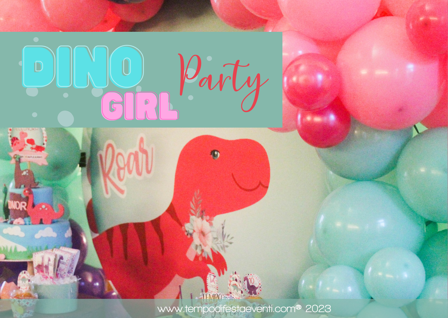 Dino Girl party corto